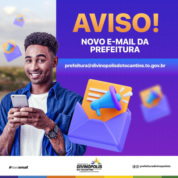 Novo e-mail Prefeitura